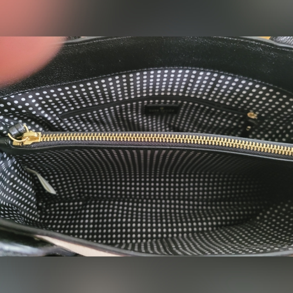 Kate Spade Black and Cream Bow Tote Bag - Picture 7 of 9